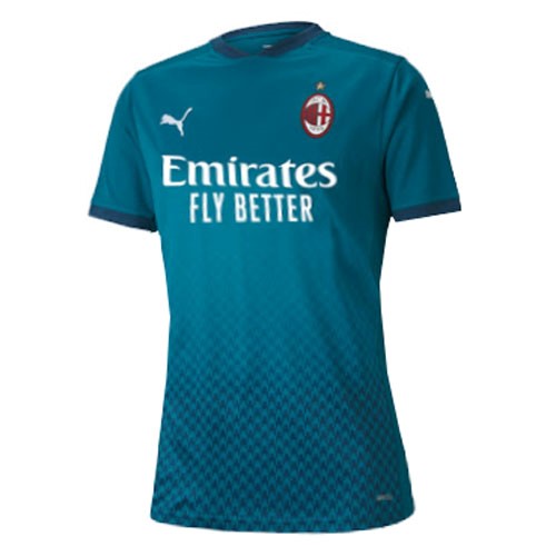 Camiseta AC Milan Tercera Equipación Mujer 2020-2021 Azul